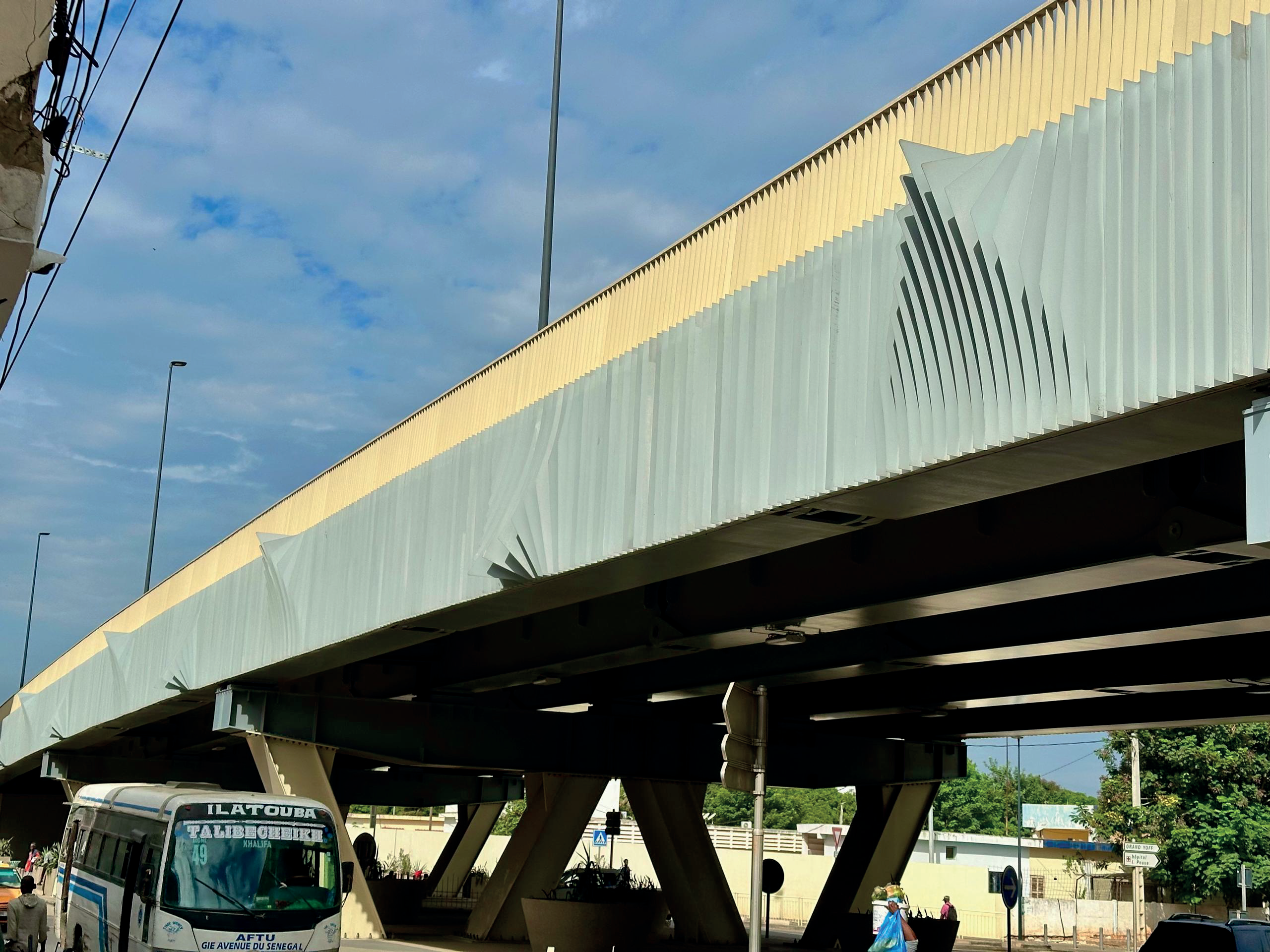 Front de Terre – barrières et habillage (vue 2)