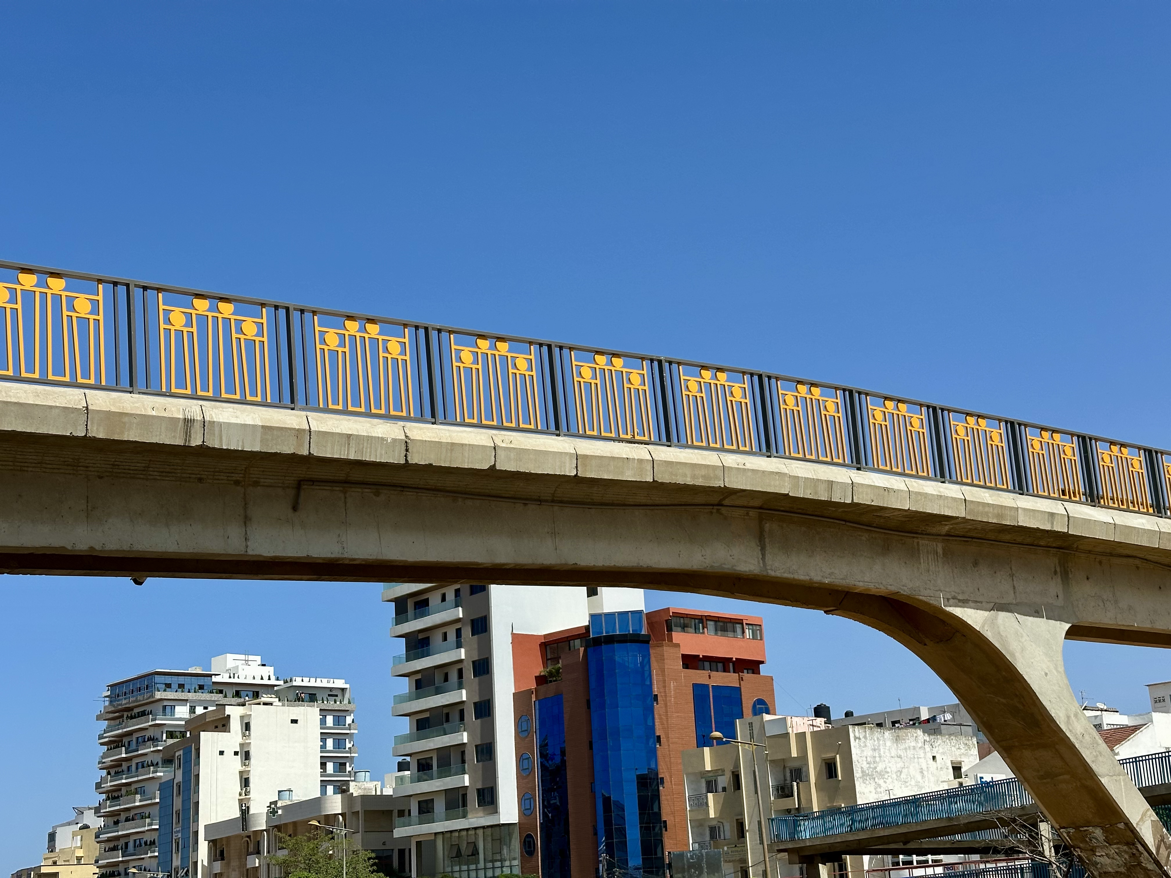 Passerelle Majorel – barrières de sécurité